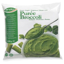 Purée de brocolis en portions