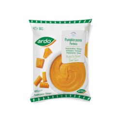 Pumpkin puree portions