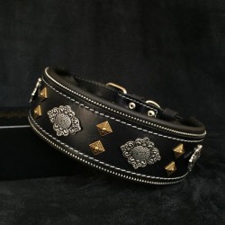 The "Aztec" black collar
