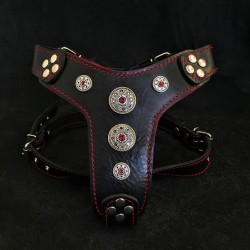 The ''Bijou'' harness Black & Red