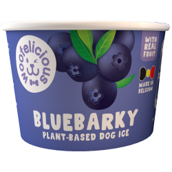 Dog ice blueberry
