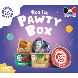 Woofelicious dog ice party box